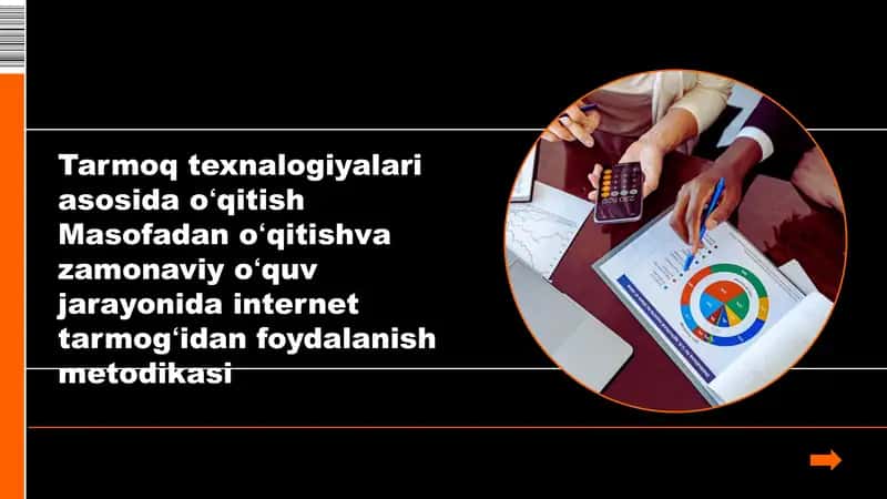 Tarmoq texnologiyalari asosida oʻqitish 1