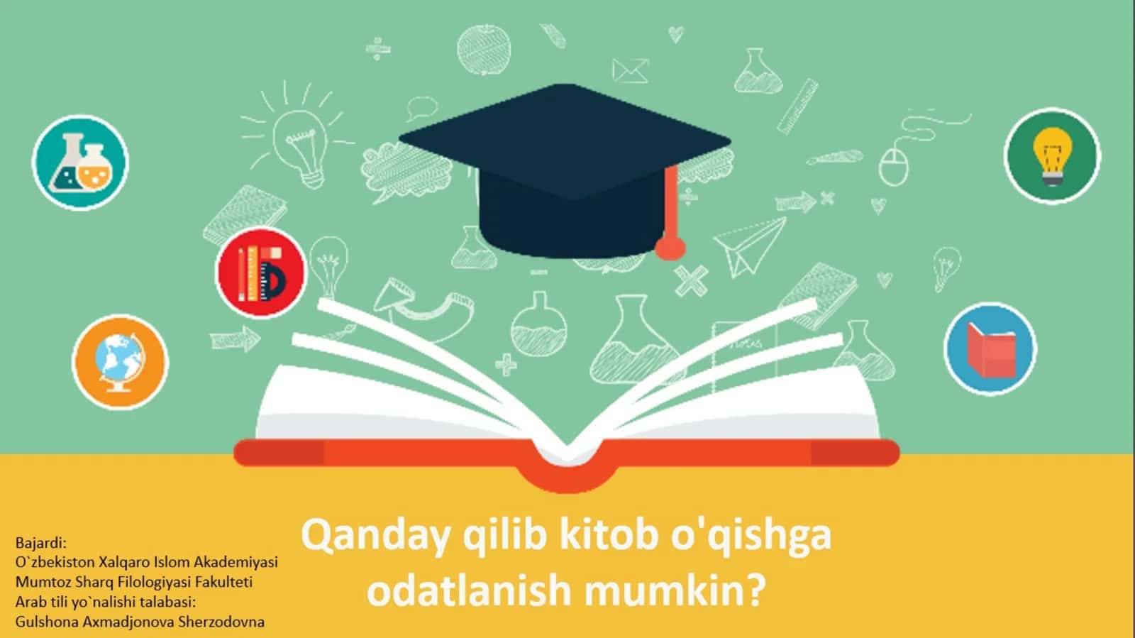 PPT Qanday qilib kitob o'qishga odatlanish mumkin? 1