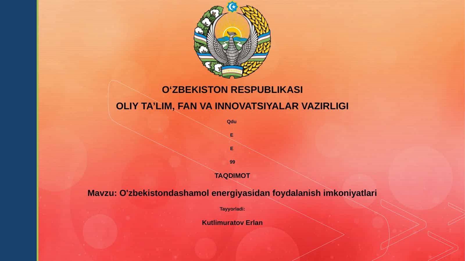 O'zbekistonda shamol energiyasidan foydalanish imkoniyatlari 1