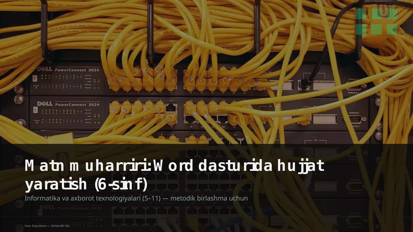 Word dasturida hujjat yaratish (6-sinf) 1