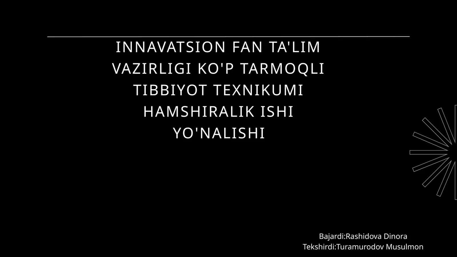 Yallig'lanish etiologiyasi 1