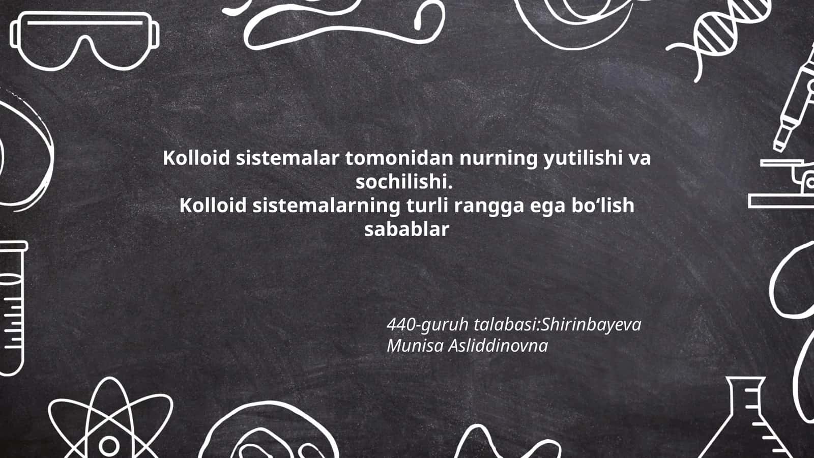 Kоllоid sistеmаlаrning turli rаnggа egа bo‘lish sаbаblаr 1