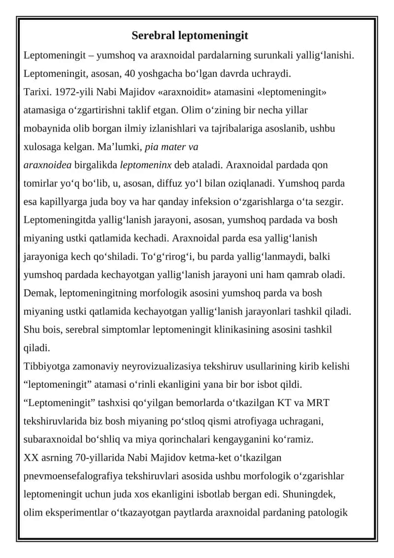 Serebral leptomeningit 1