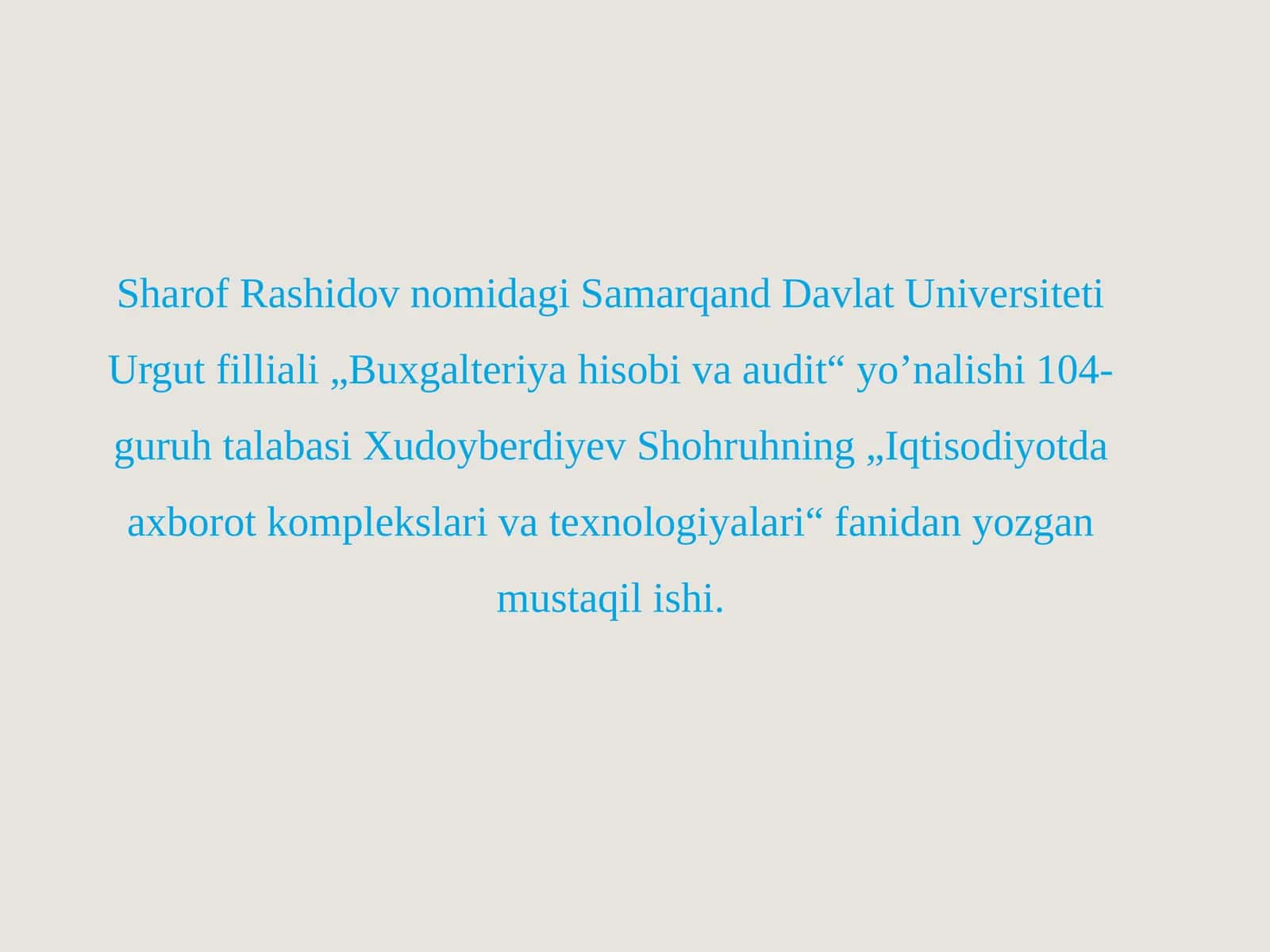 Interaktivlik sohalari 1