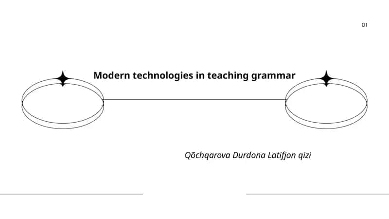 Modern technologies in teaching grammar 1