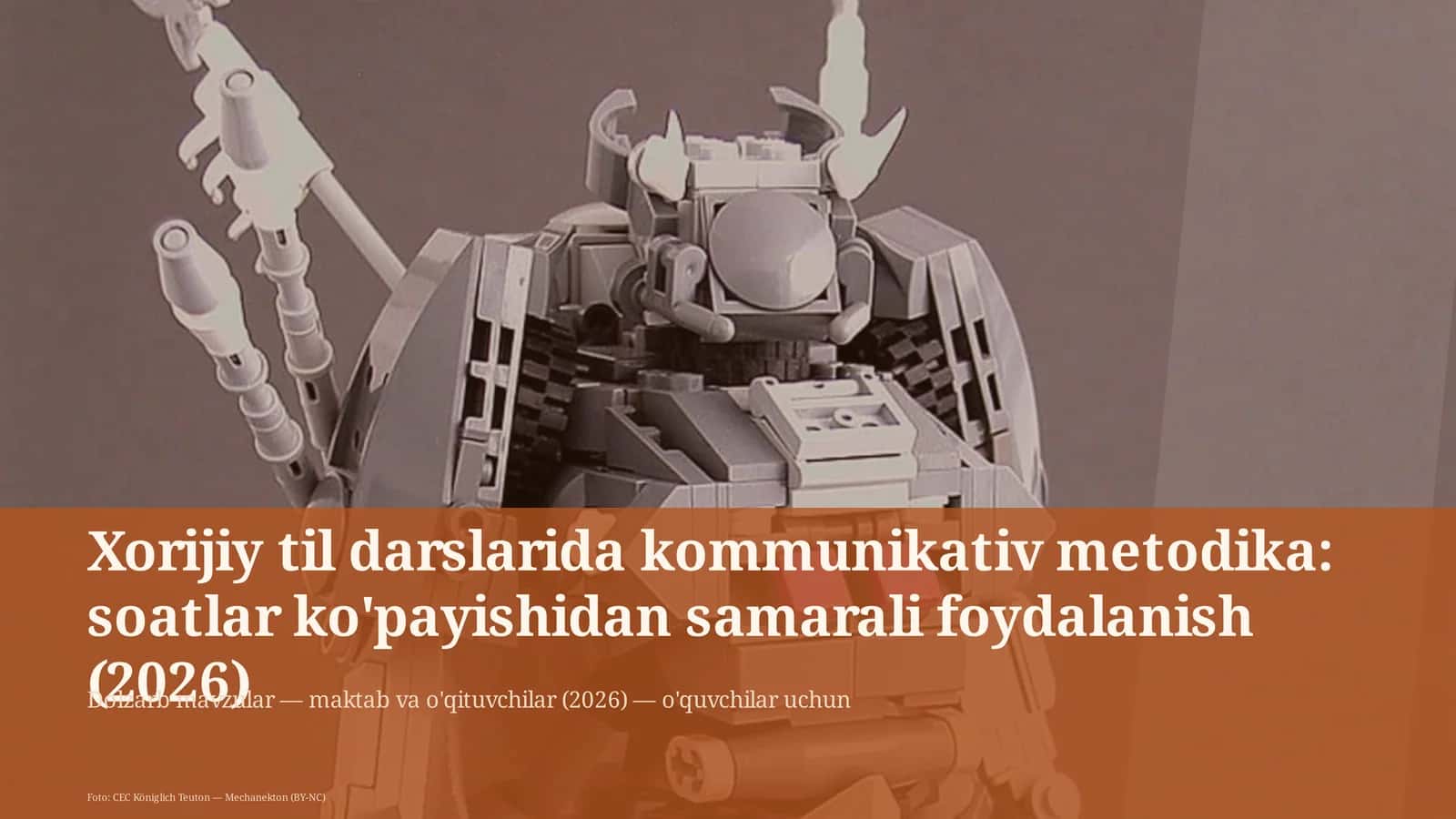 Xorijiy til darslarida kommunikativ metodika 1