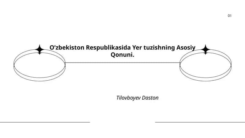 O’zbekiston Respublikasida Yer tuzishning Asosiy Qonuni 1
