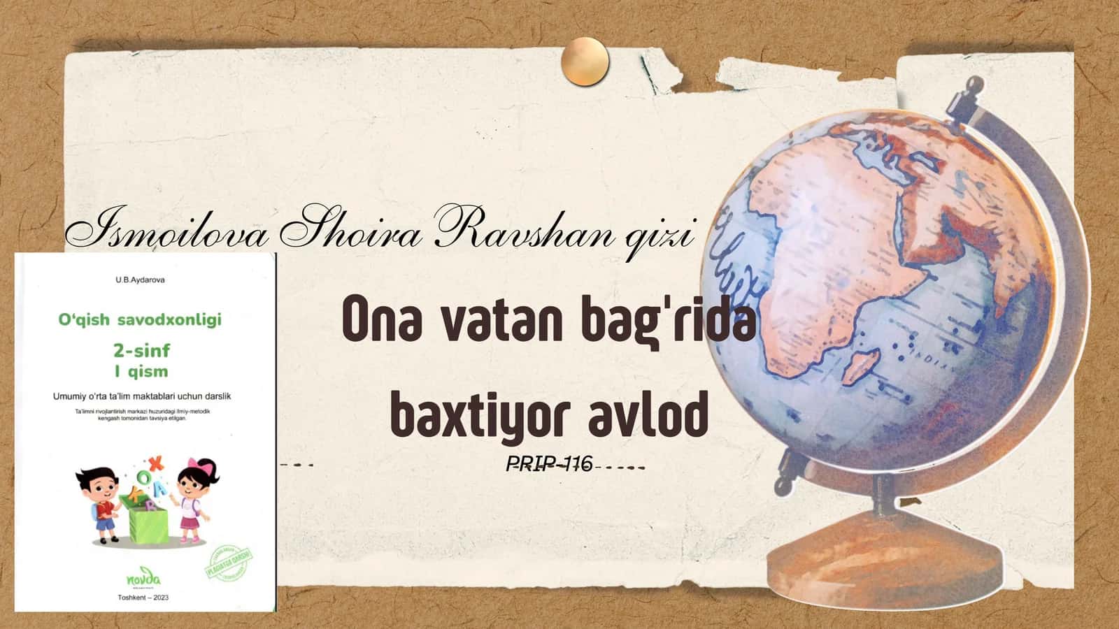 Ona vatan bag'rida baxtiyor avlod 1