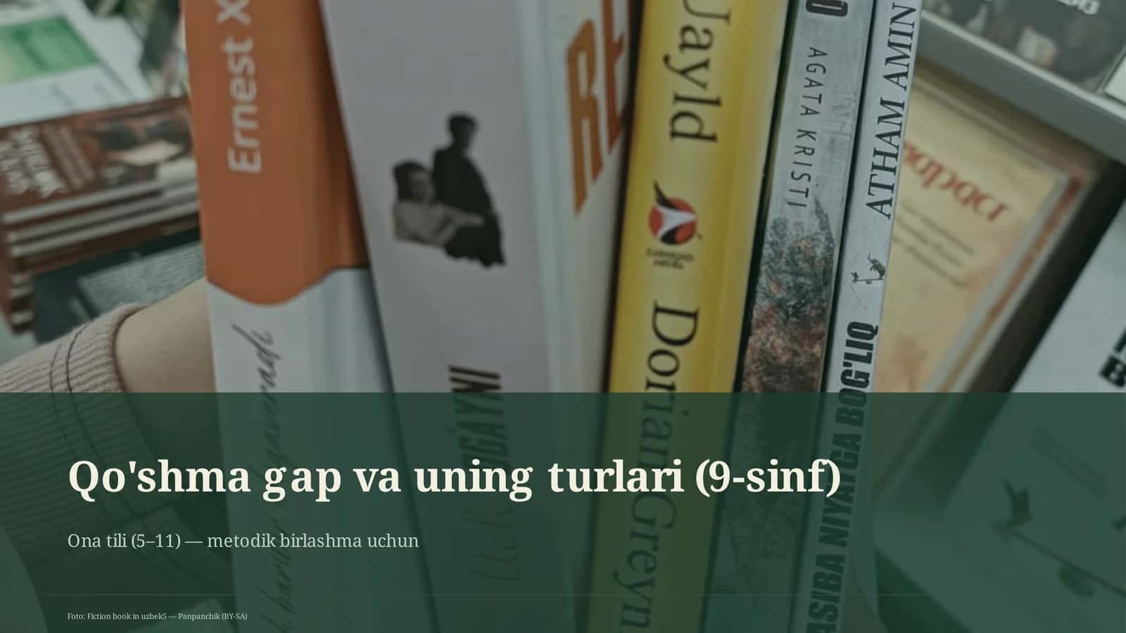 Qo'shma gap va uning turlari (9-sinf) 1