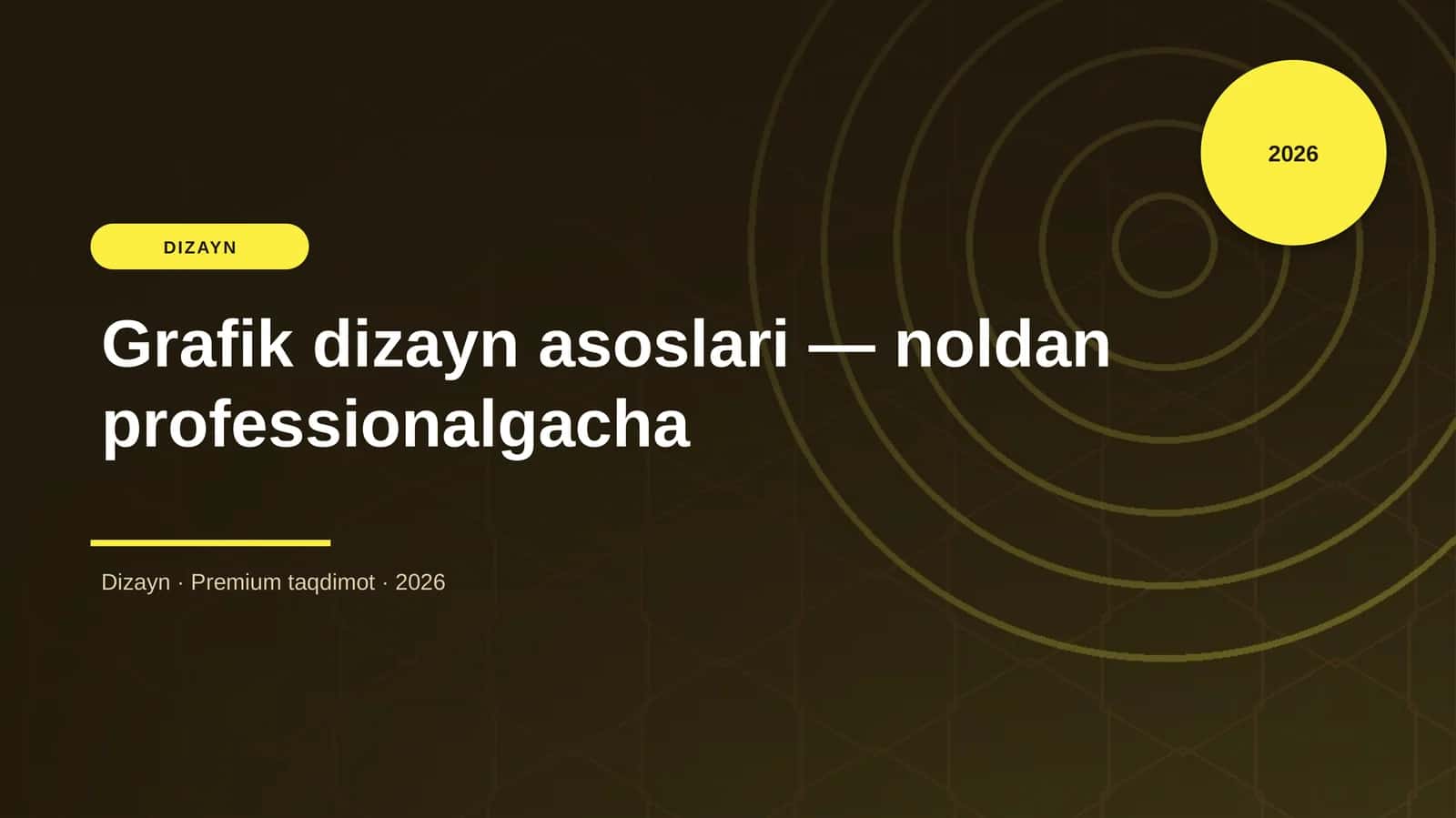 Grafik dizayn asoslari — noldan professionalgacha 1