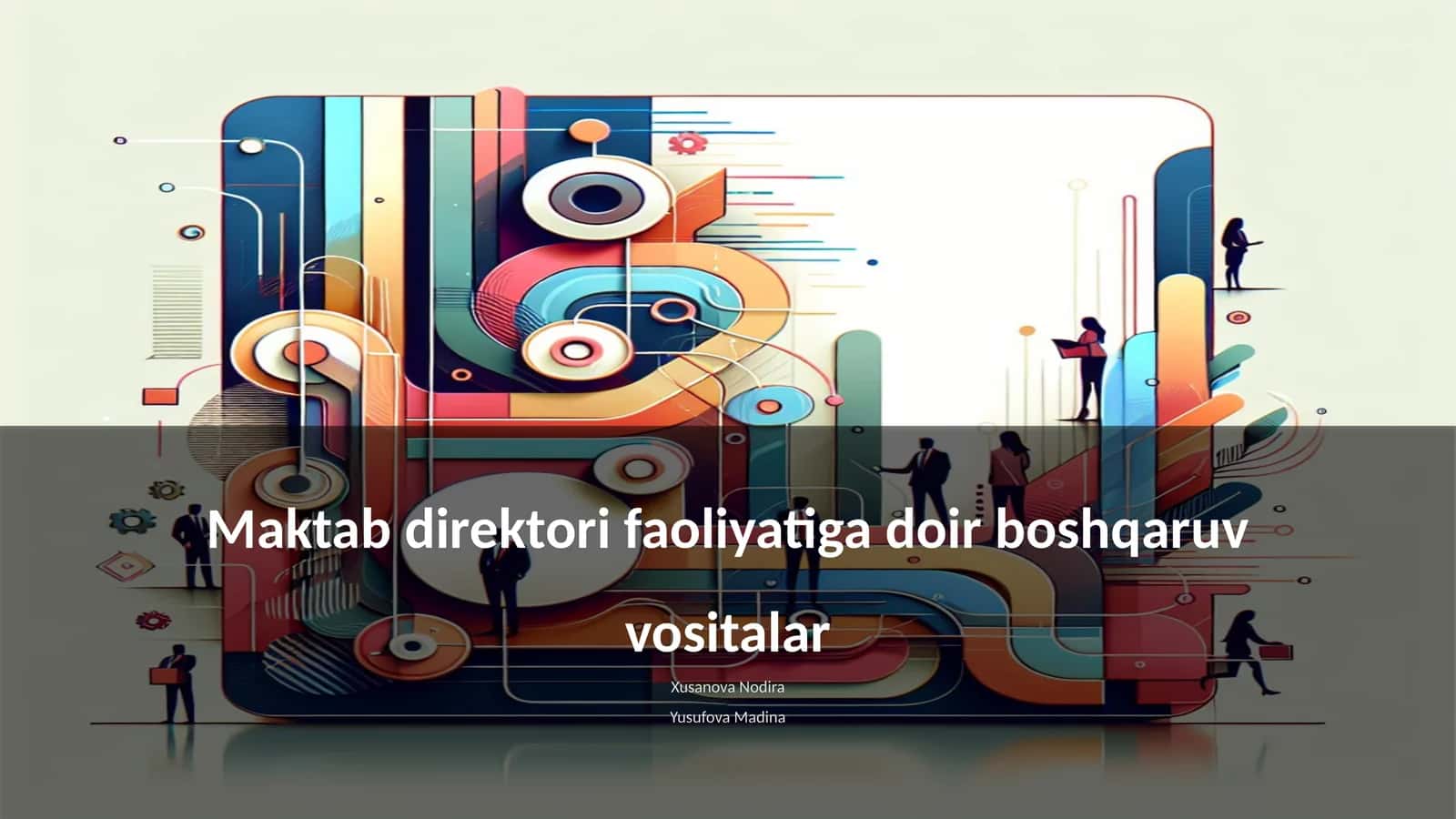 Maktab direktori faoliyatiga doir boshqaruv vositalar 1