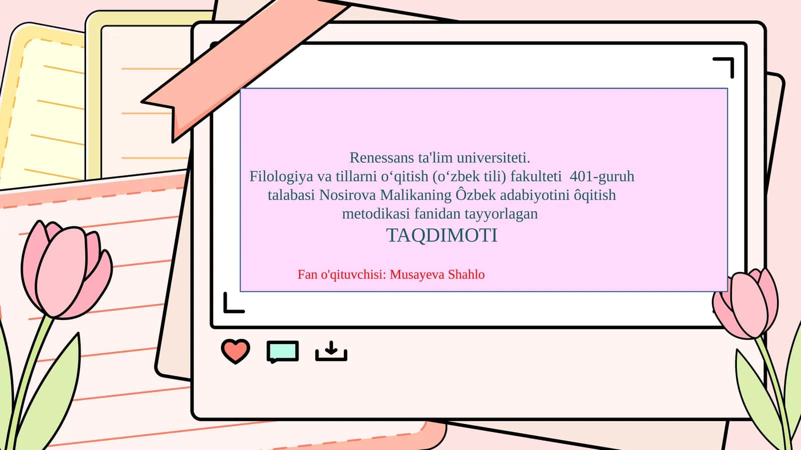Tog‘ay Murodasarlarini o'rgatish usullari 1
