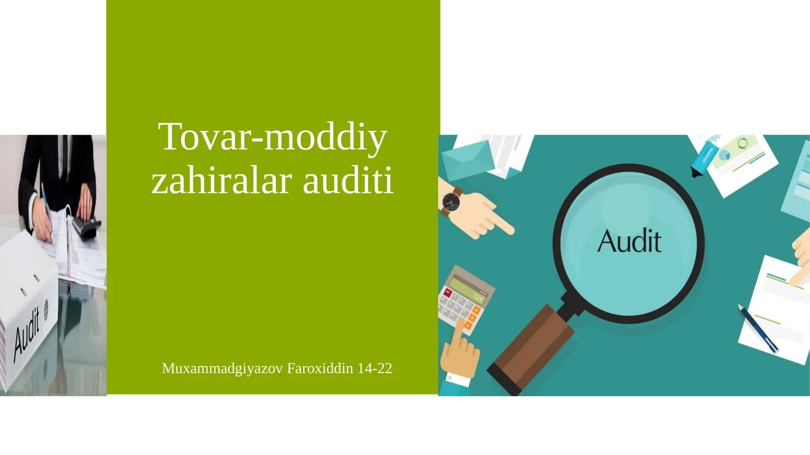 Tovar-moddiy zahiralari auditi 1