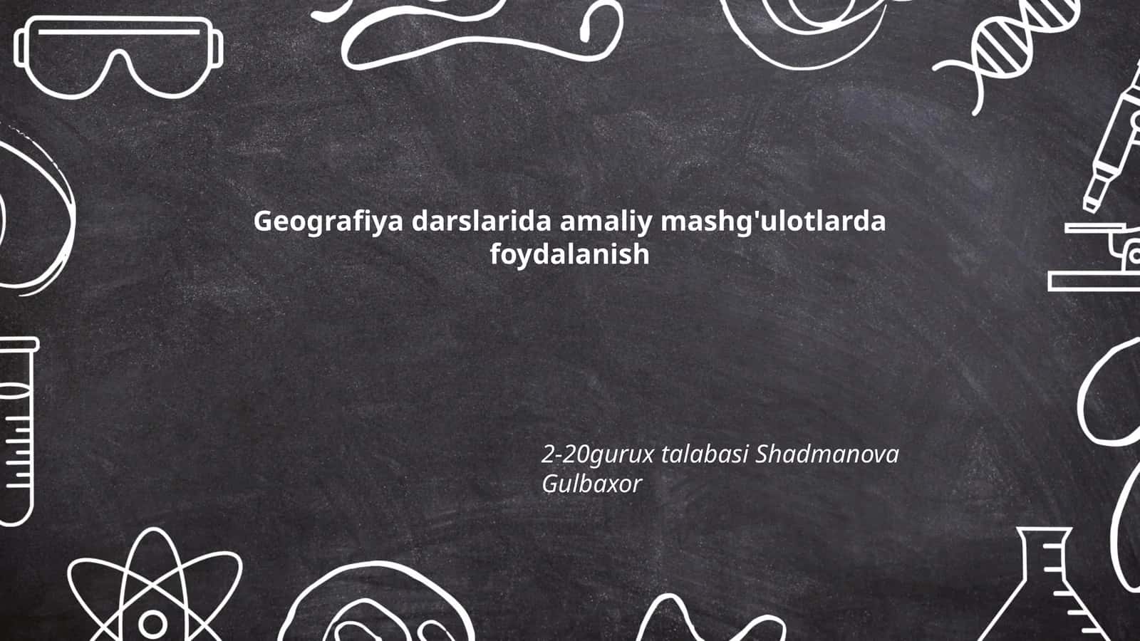 Iqlim va ob-havoni o'rganish metodlari 1