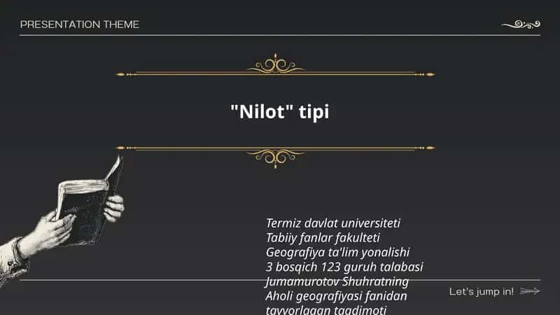 "Nilot" tipi 1