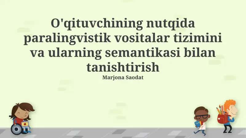 Mimika va uning semantikasi 1