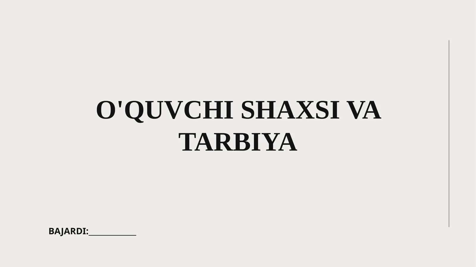 Shaxs tushunchasi 1