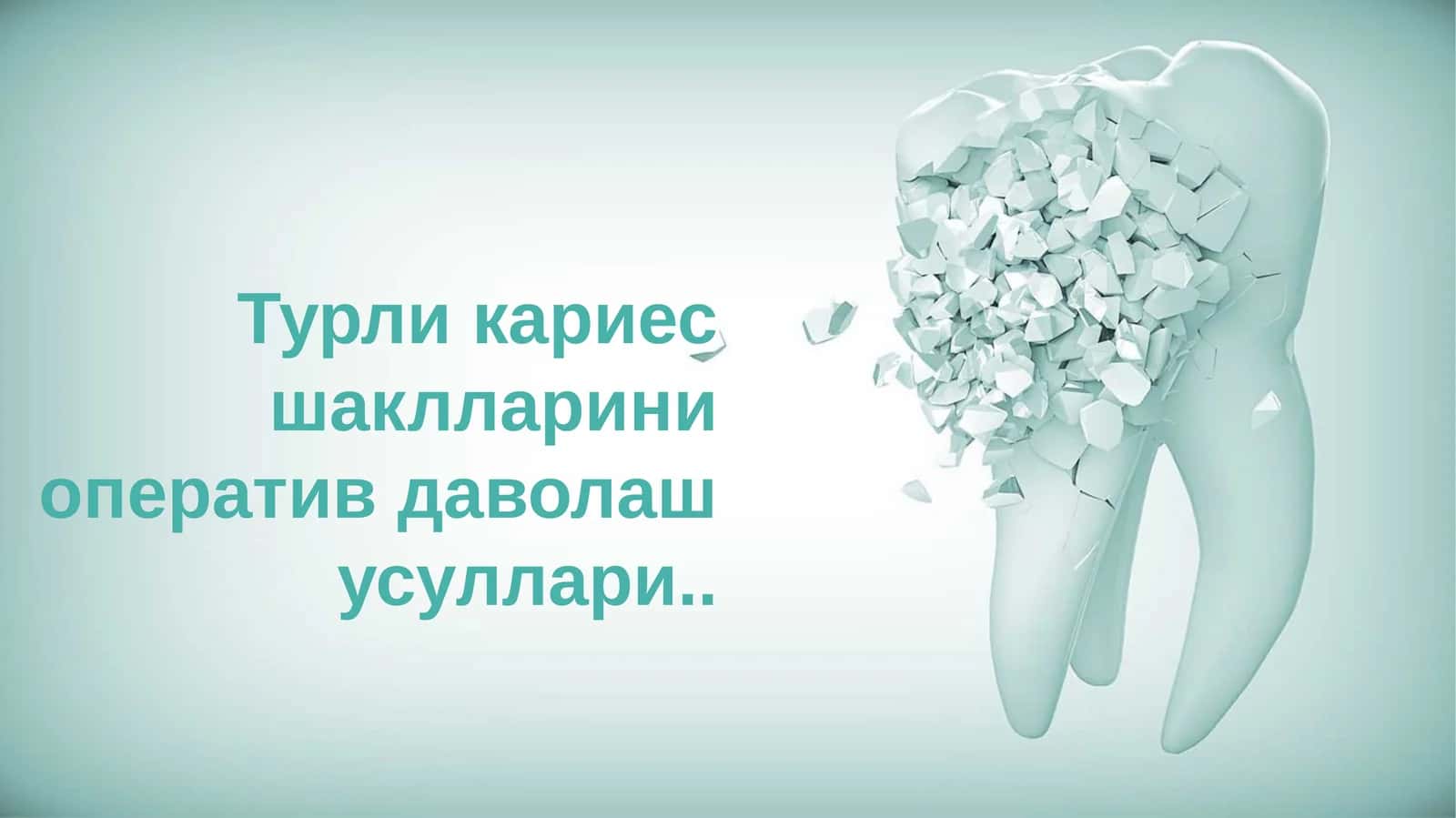 Kariyes nidavolash 1
