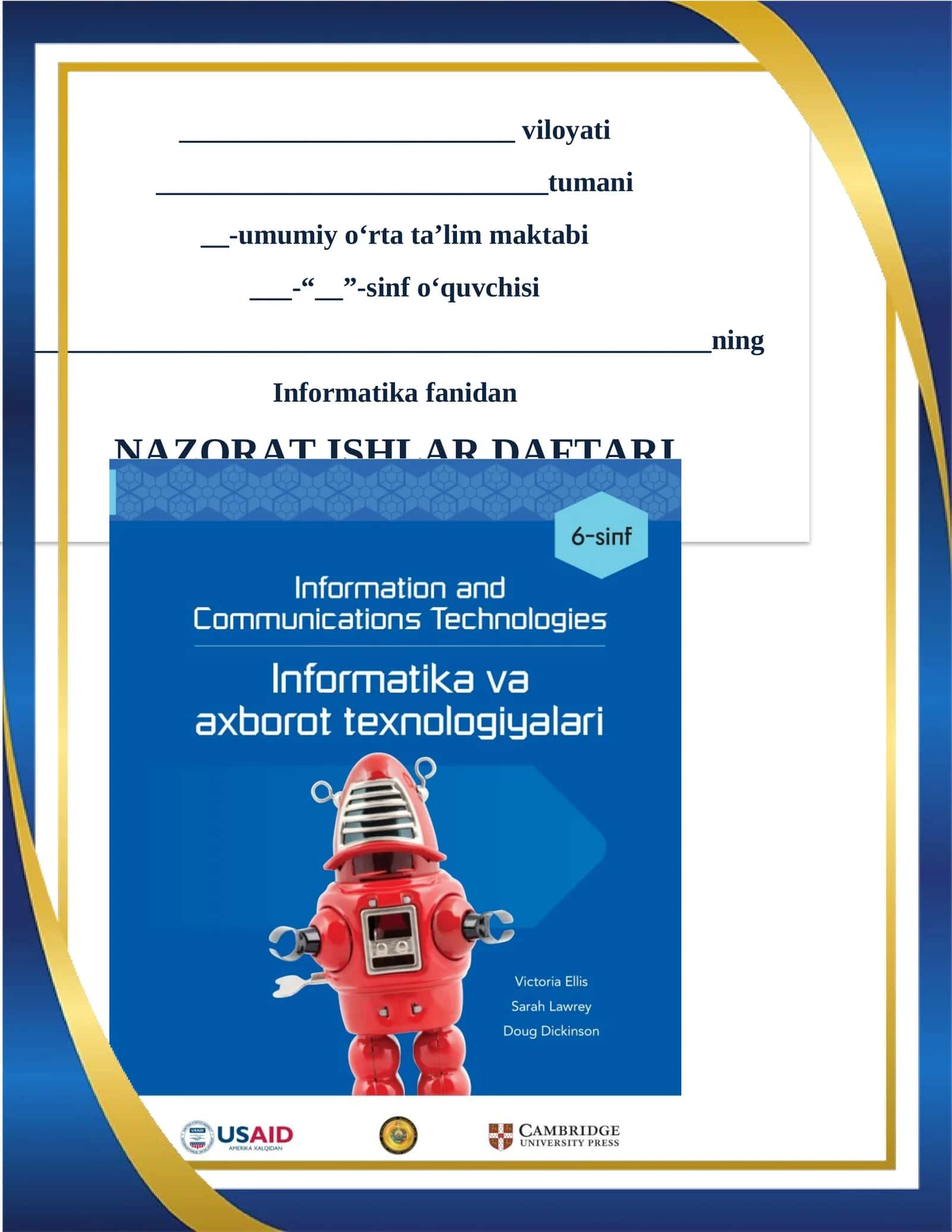 Informatika fanidan nazorat ishlari 1