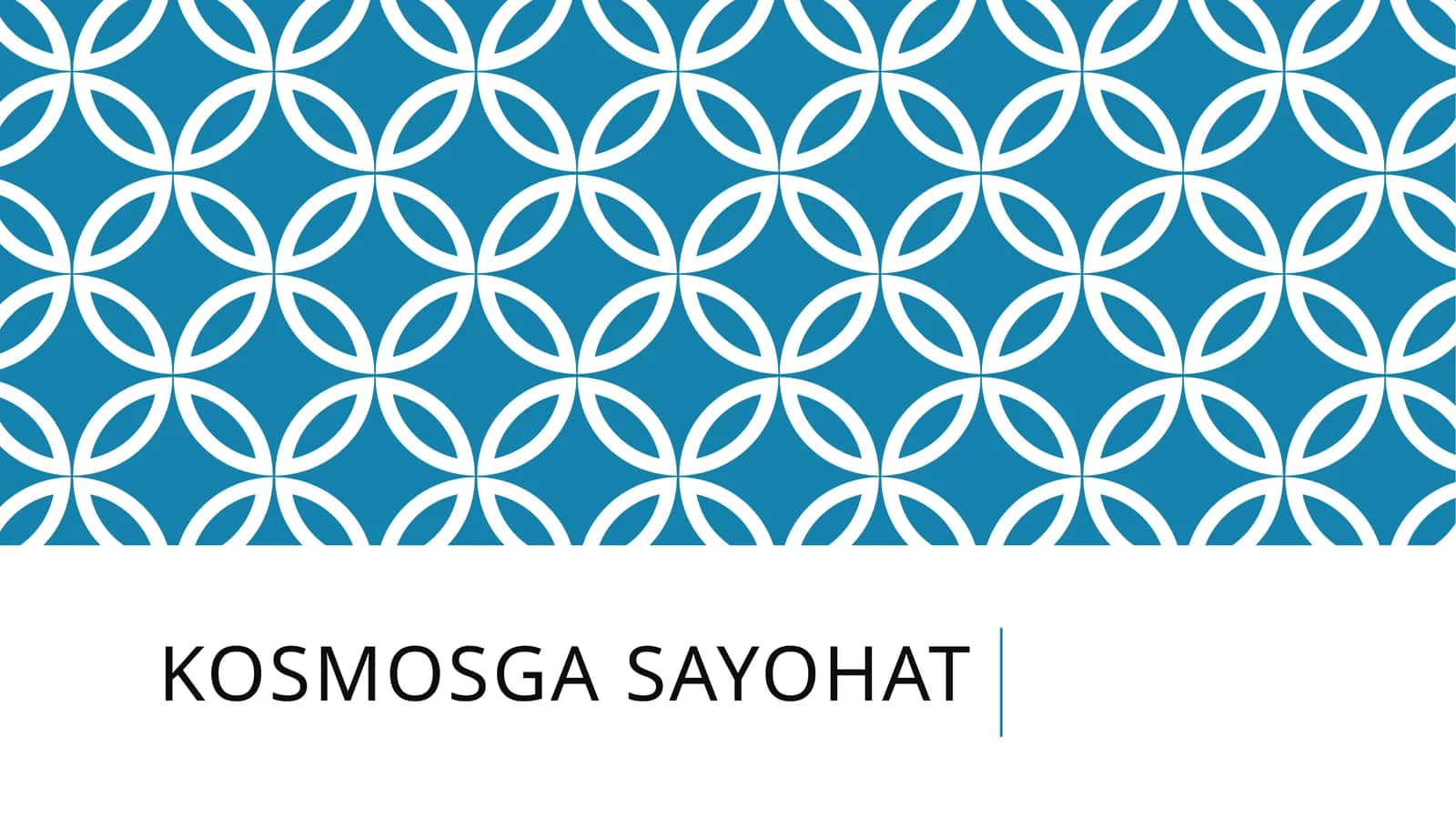 Kosmosgasayohat 1