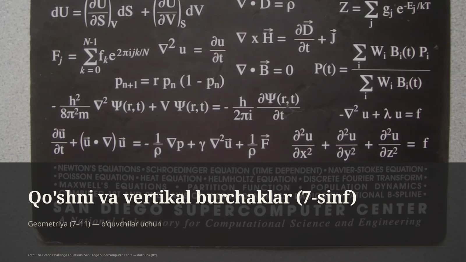 Geometriya (7–11) — o'quvchilar uchun 1