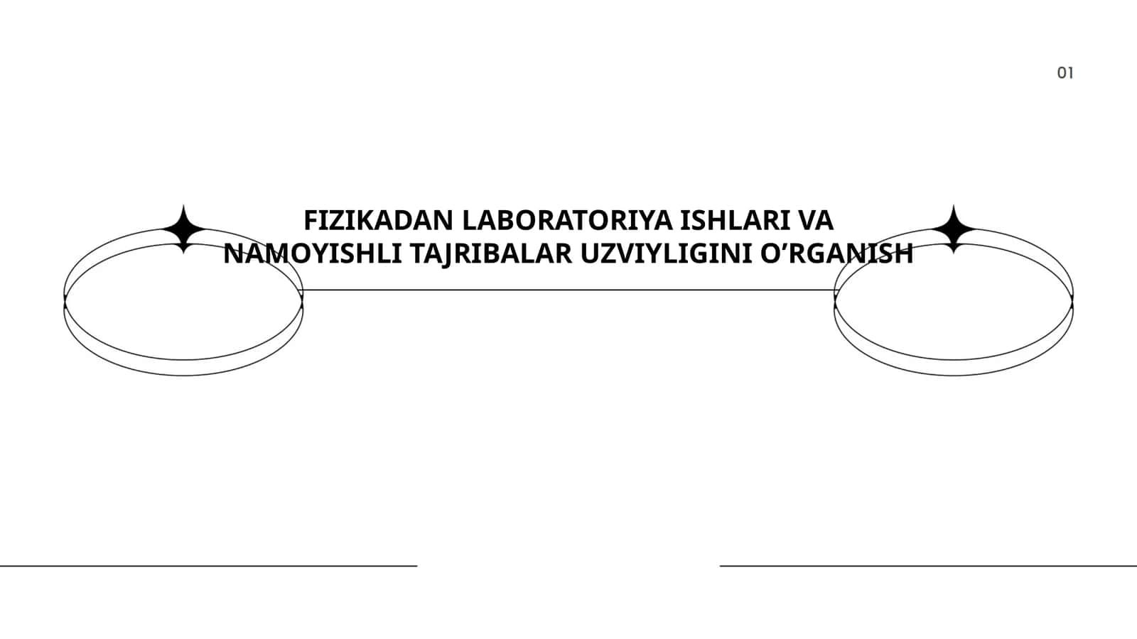 FIZIKADAN LABORATORIYA ISHLARI VA NAMOYISHLI TAJRIBALAR UZVIYLIGINI O’RGANISH 1