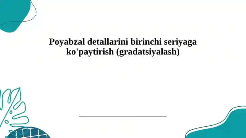 Poyabzal dizaynini rivojlantirish va yangi modellarni yaratish jarayoni