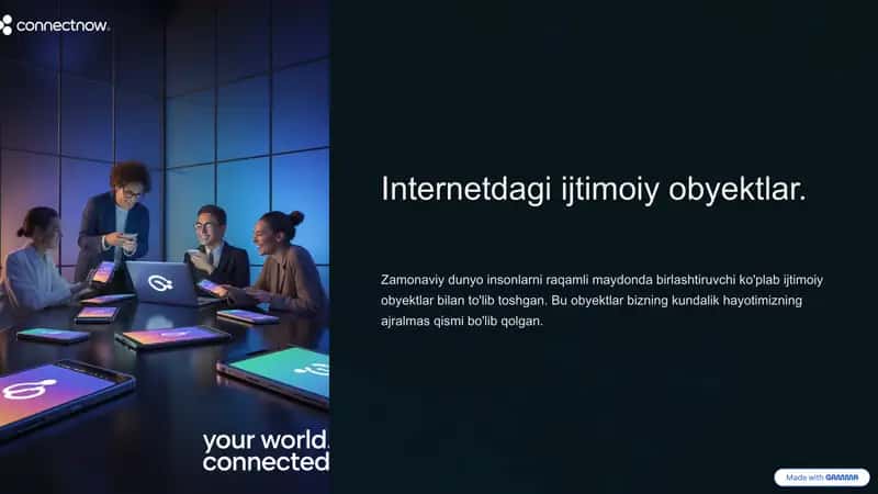 Ijtimoiy obyektlar 1