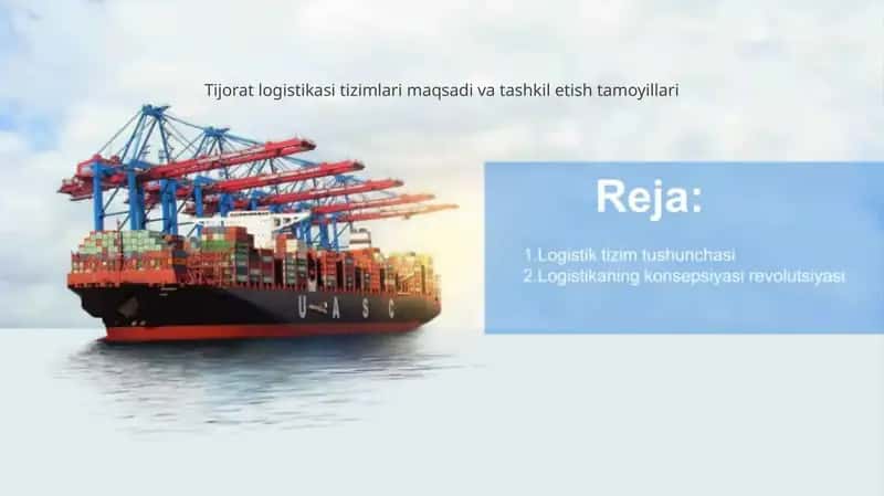 Tijorat logistikasi tizimlari 1