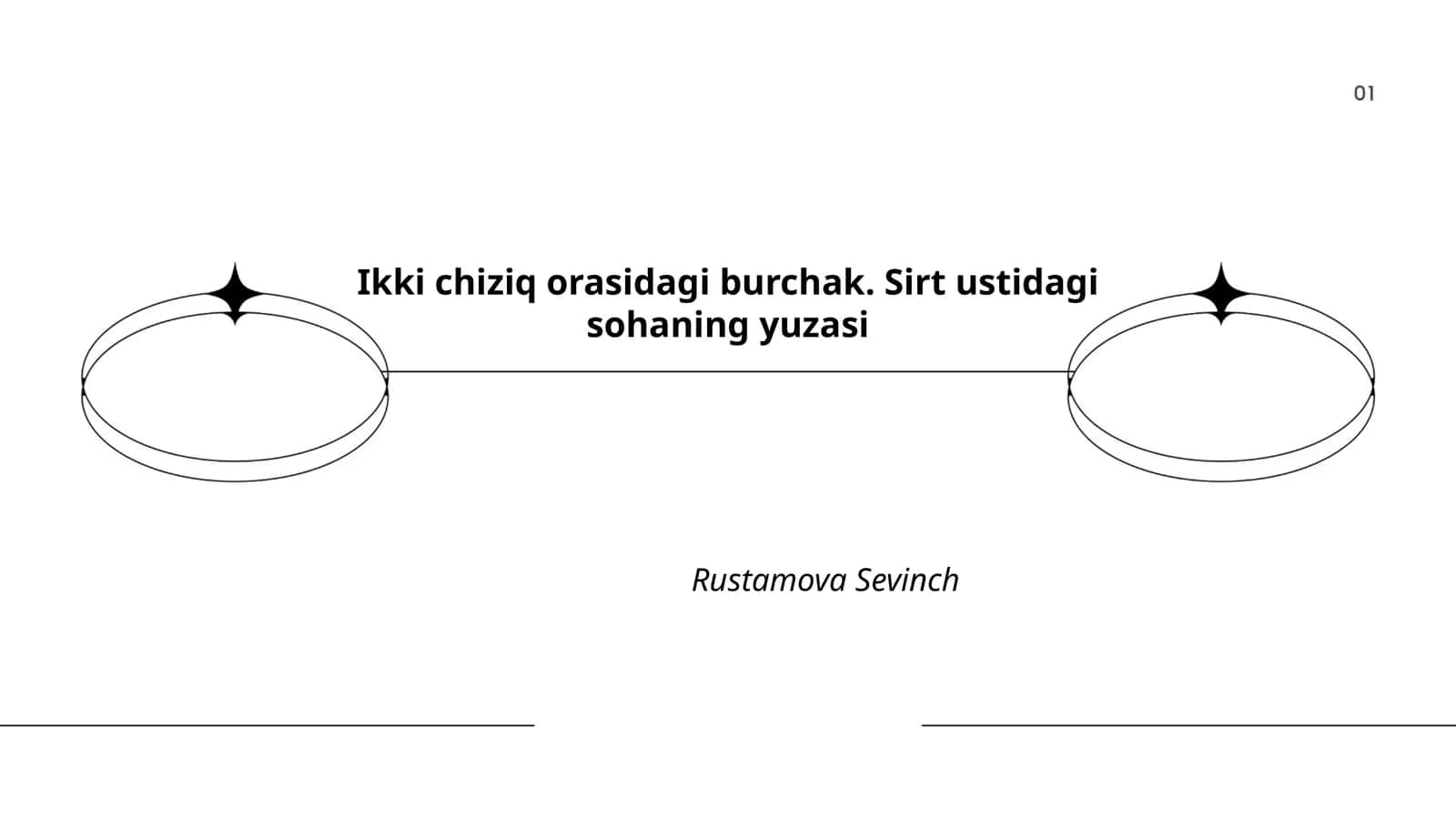 Ikki chiziq orasidagi burchak 1