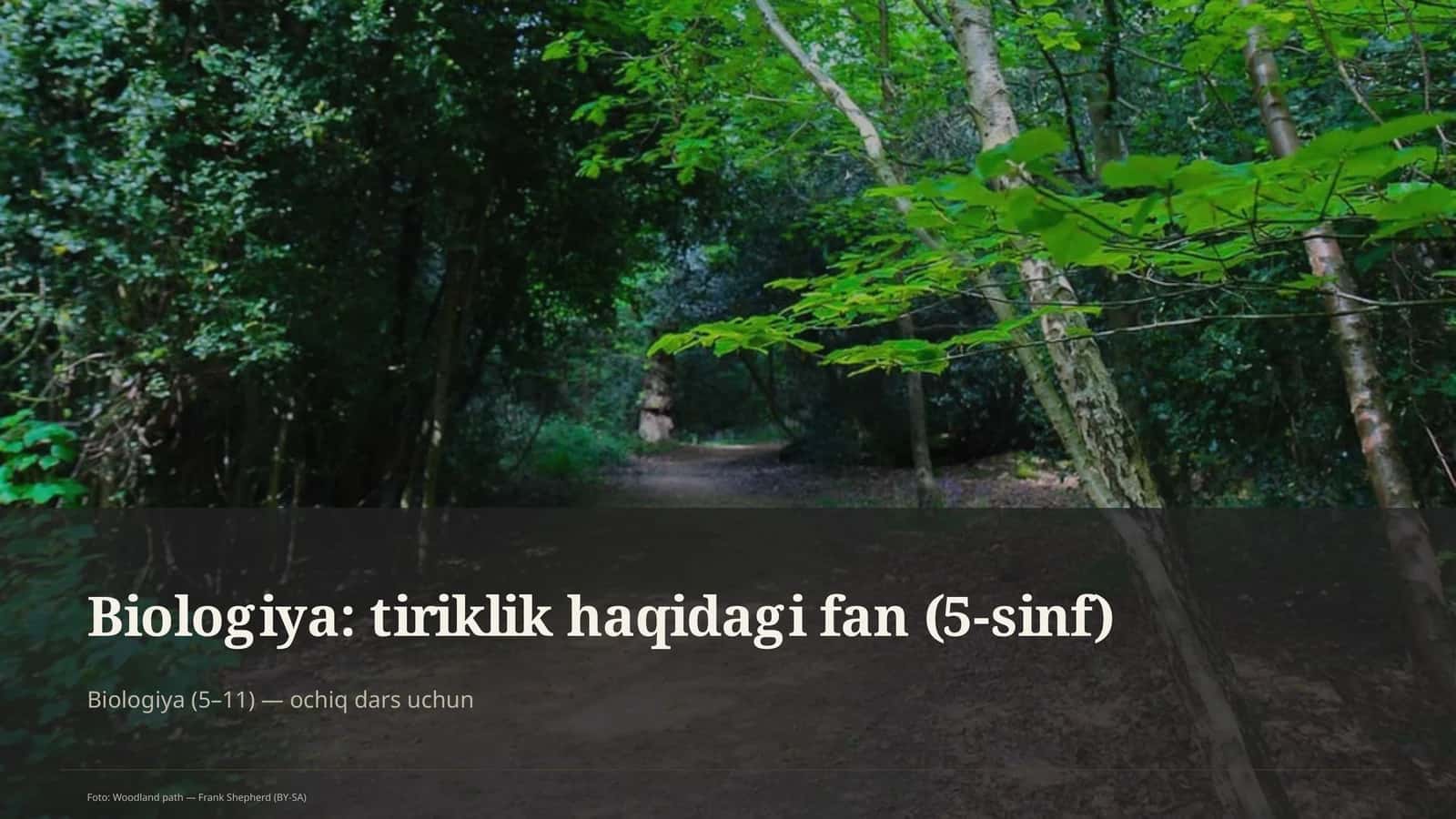 Biologiya: tiriklik haqidagi fan (5-sinf) 1