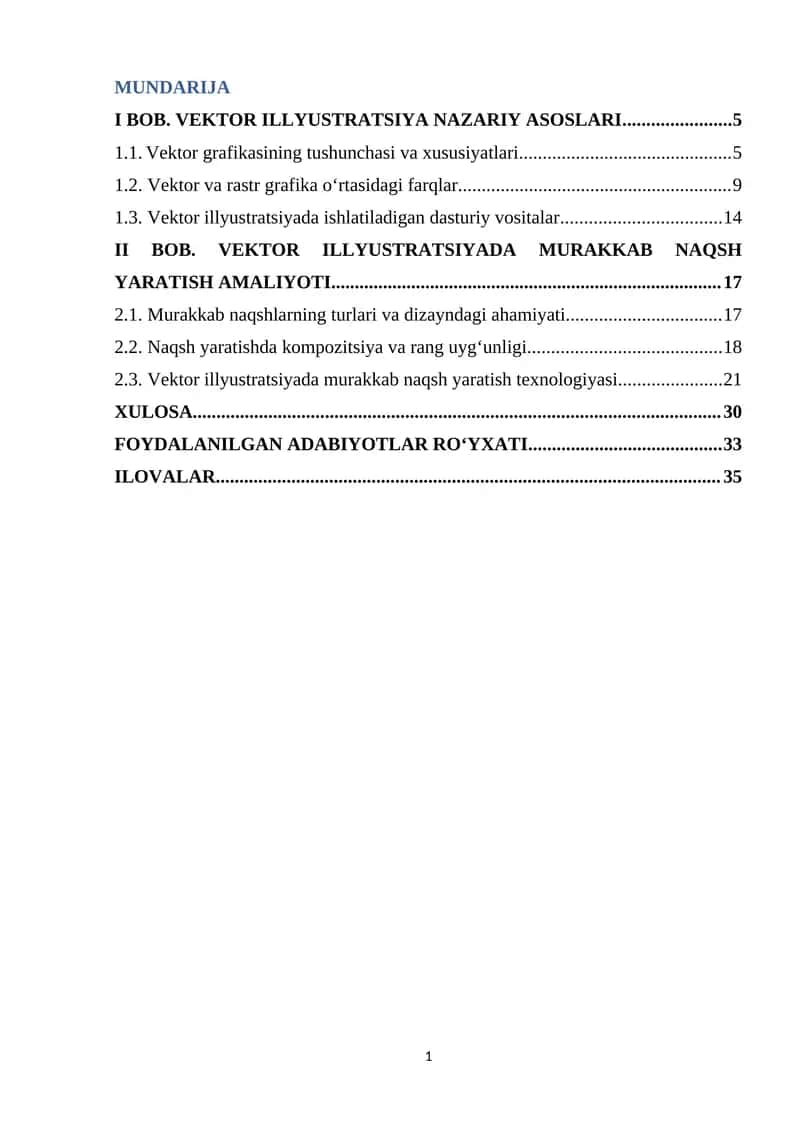 VEKTOR ILLYUSTRATSIYADA MURAKKAB NAQSH YARATISH AMALIYOTI 1