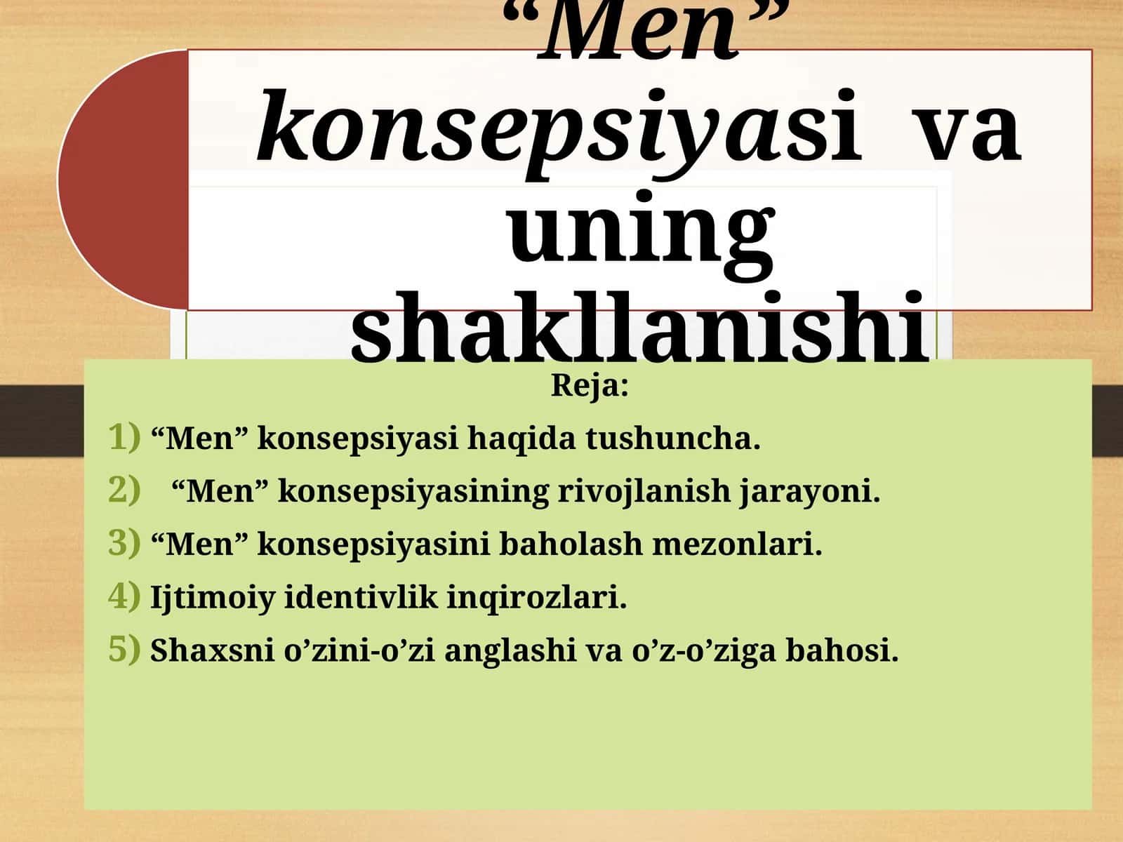 "Men" konsepsiyasi 1