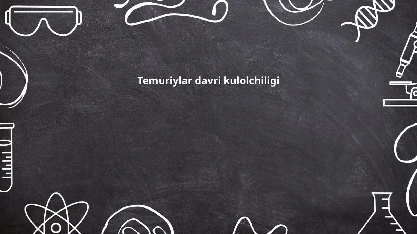 Temuriylar davri kulolchiligi 1