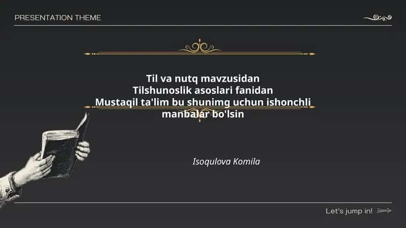 Til va nutq mavzusidan 1