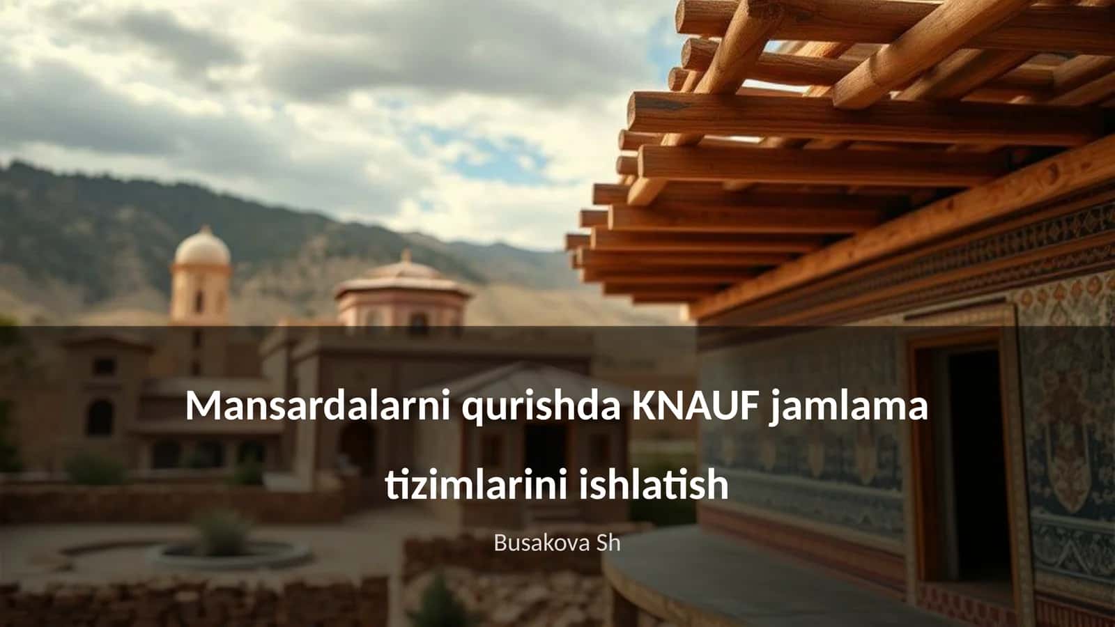 KNAUF jamlama tizimlari 1