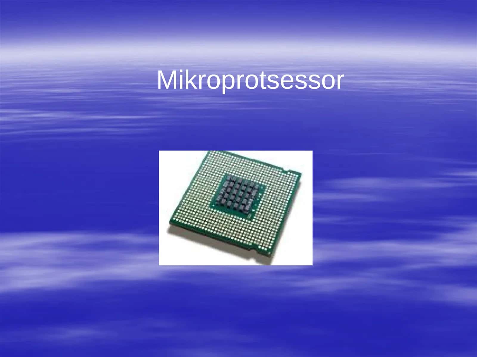 Mikroprotsessor 1