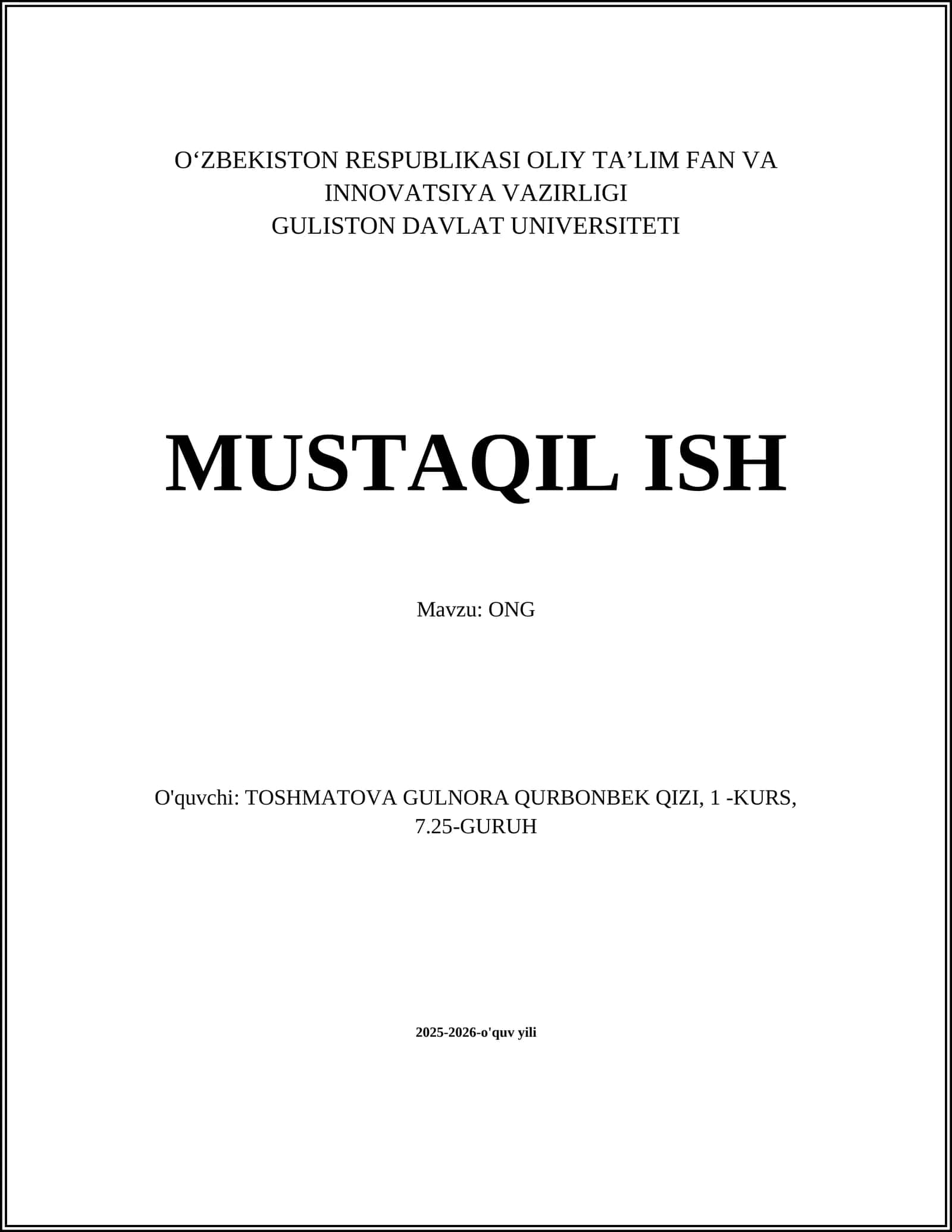 ONGning jamiyatdagi roli 1