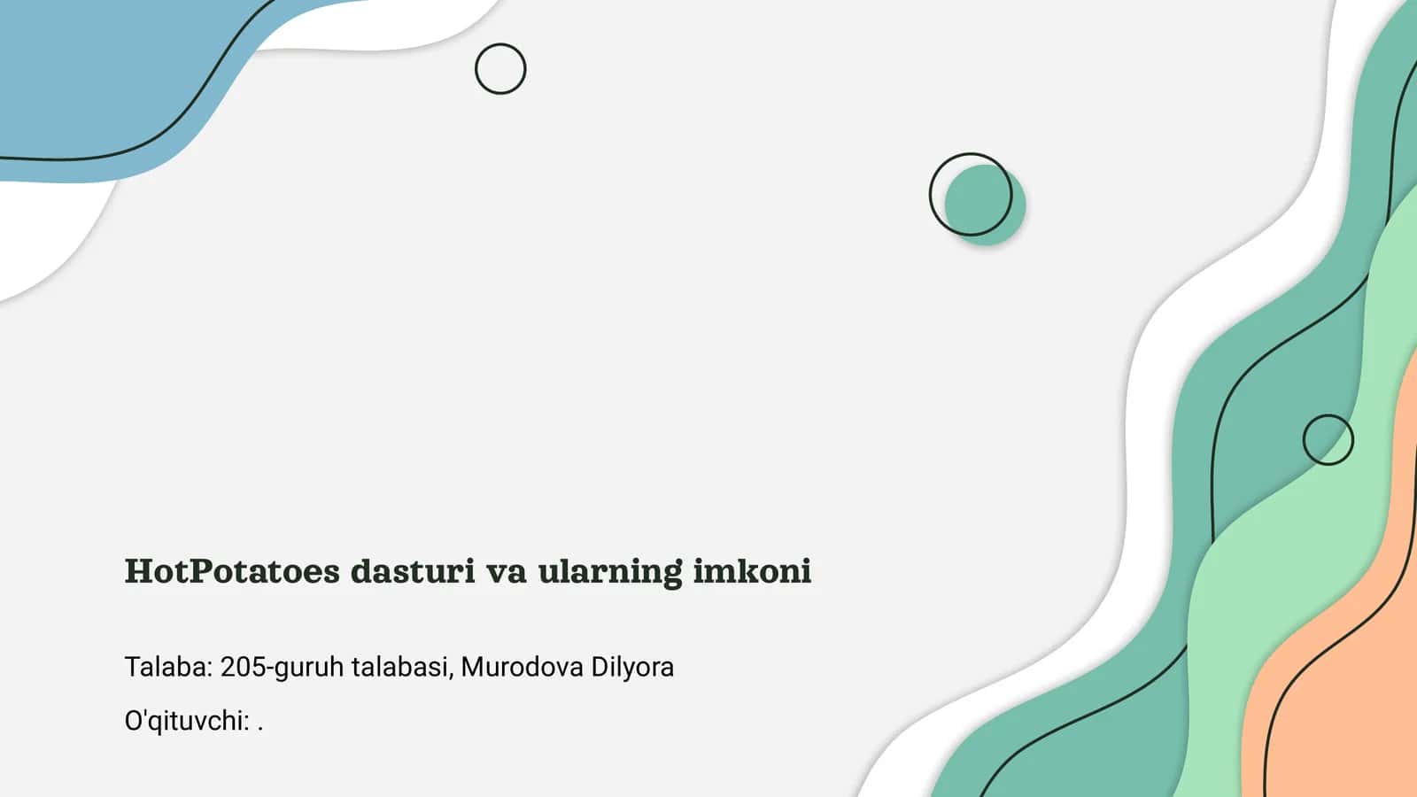 HotPotatoes dasturi 1