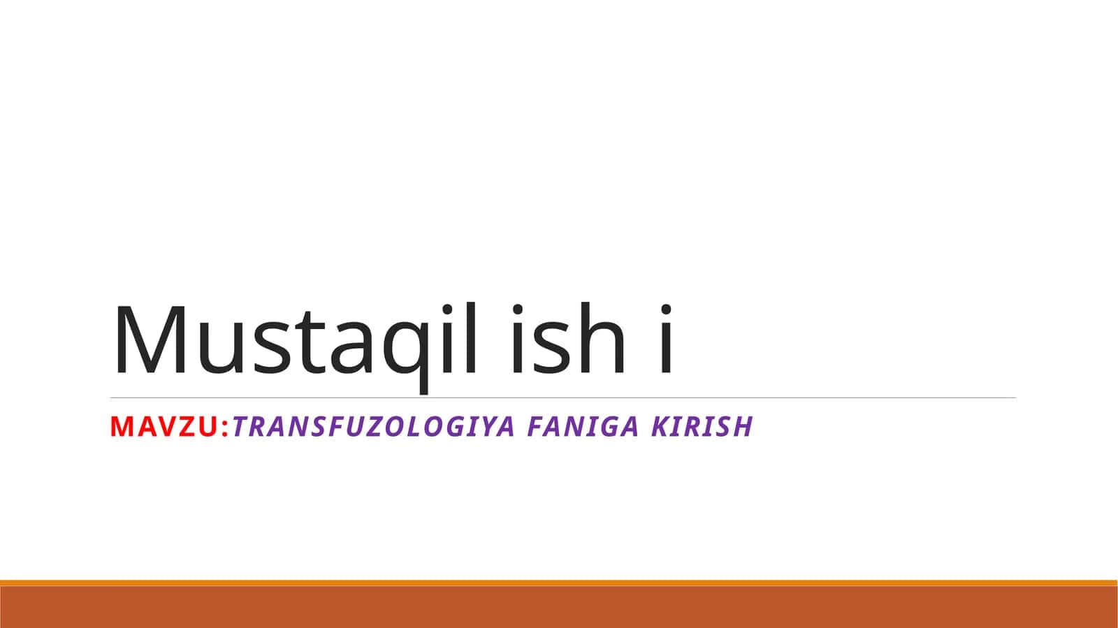 Mustaqilishi 1
