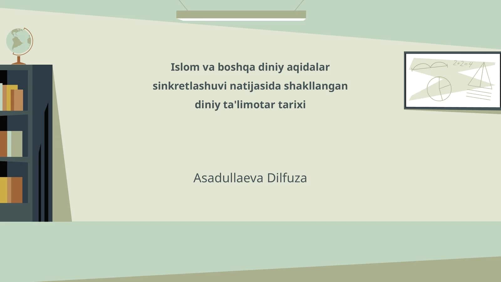 Islom va boshqa diniy aqidalar sinkretlashuvi natijasida shakllangan diniy ta'limotar tarixi 1