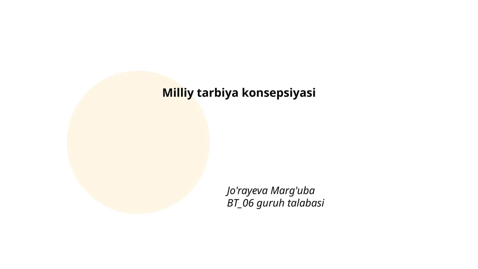 Milliy tarbiya konsepsiyasi 1