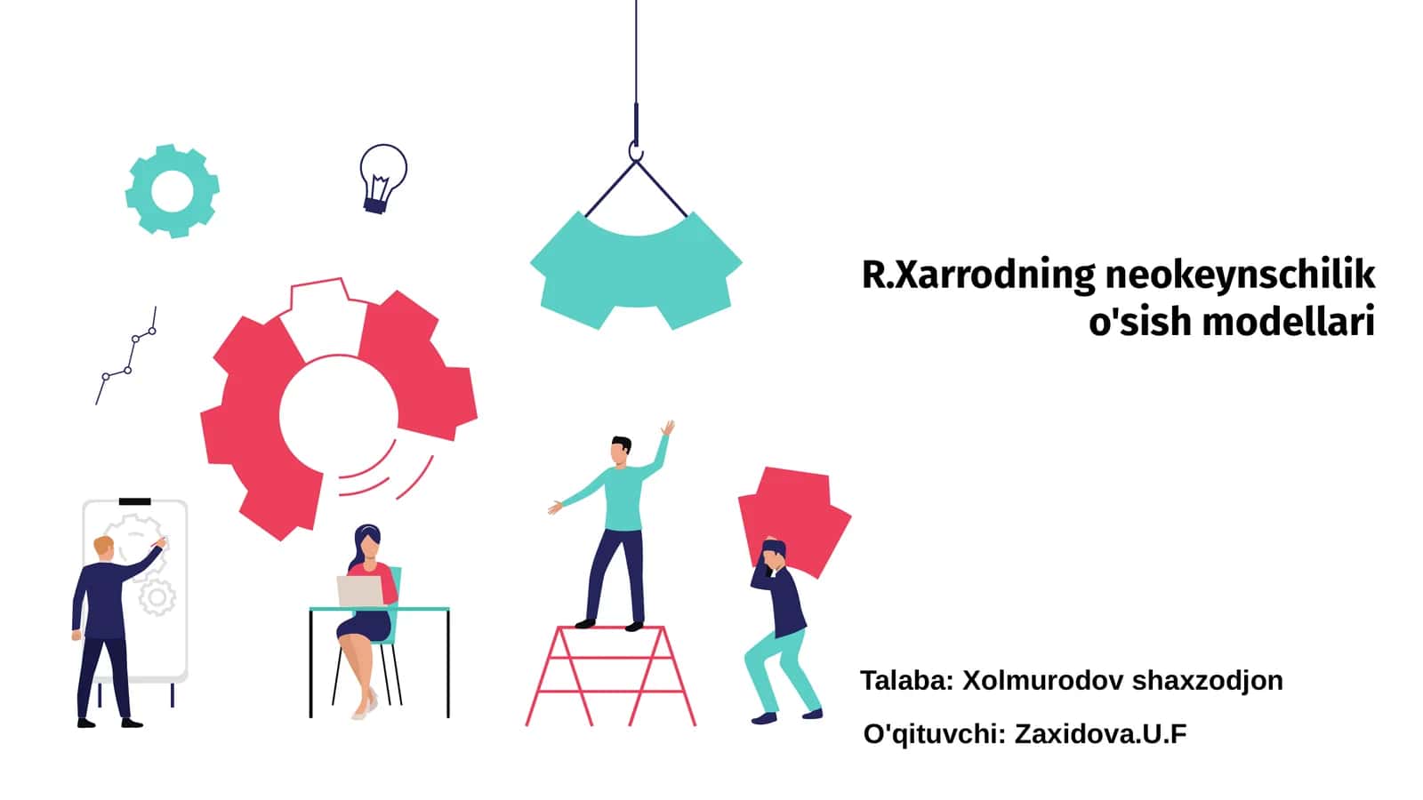 R.Xarrodning neokeynschilik o'sish modellari 1