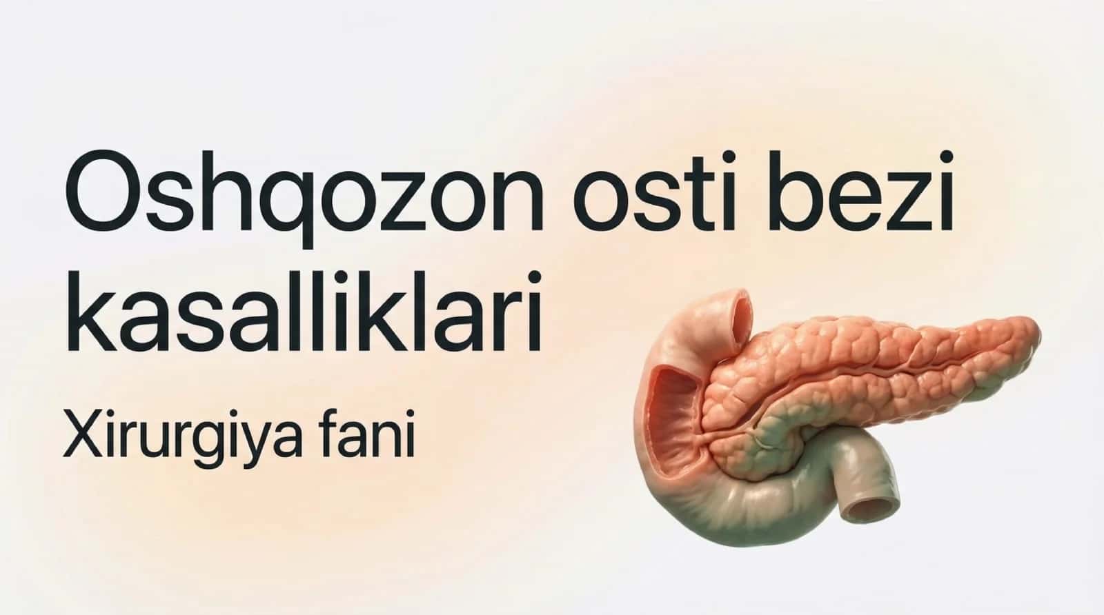 Oshqozon osti bezi Kasalliklari 1