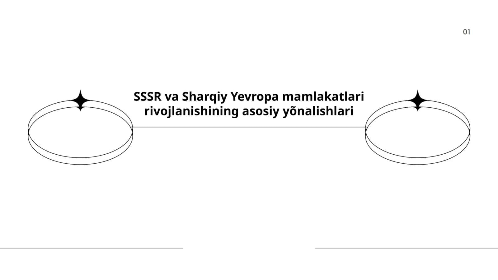 SSSR va Sharqiy Yevropa mamlakatlari rivojlanishining asosiy yõnalishlari 1