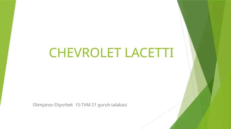 CHEVROLET LACETTI 1