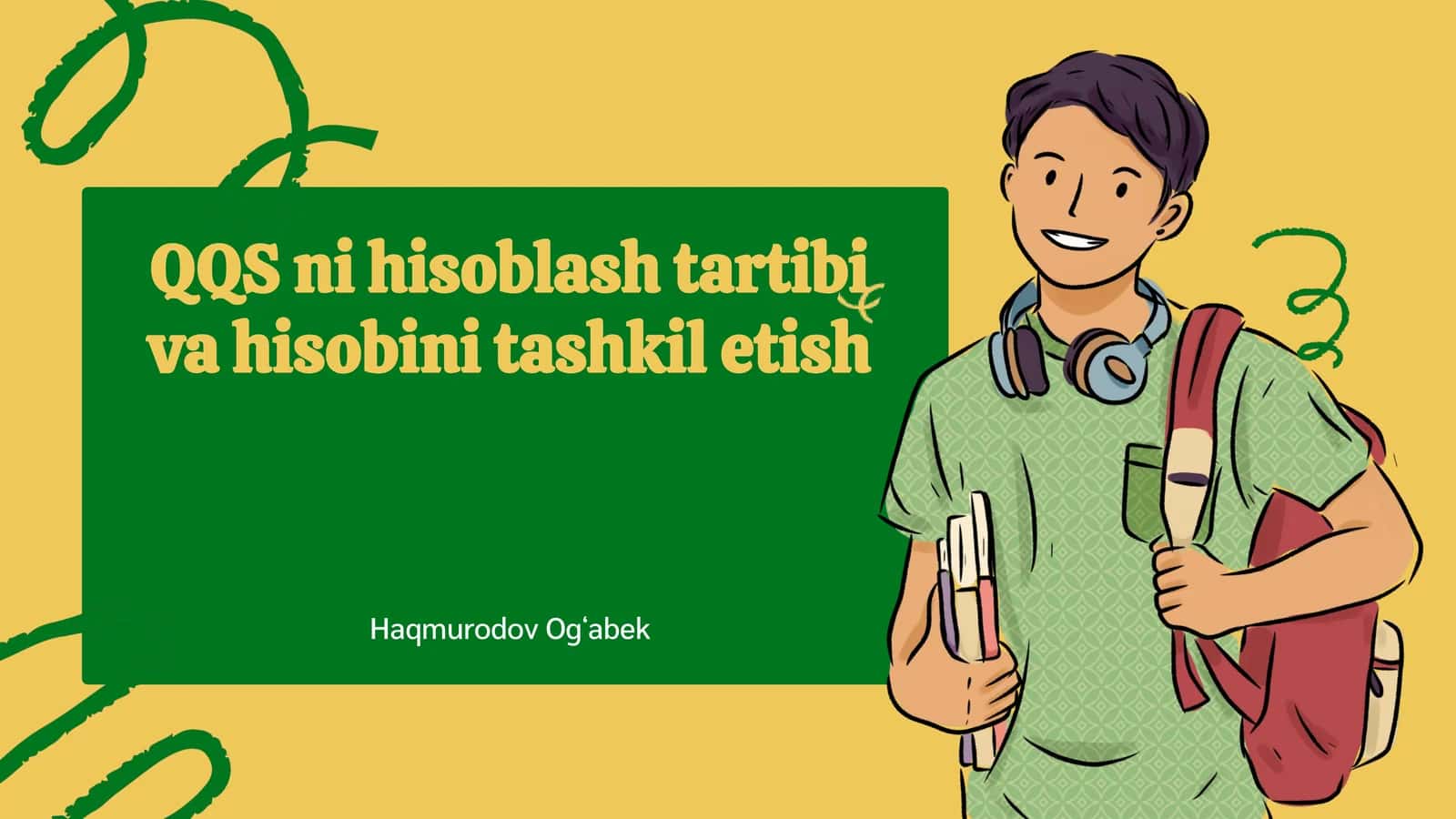 QQS ni hisoblash tartibi va hisobini tashkil etish 1