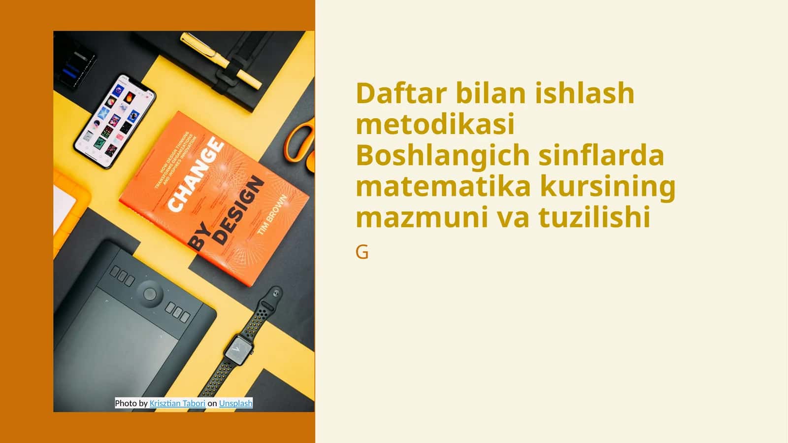 Boshlangich sinflarda matematika kursining mazmuni va tuzilishi 1