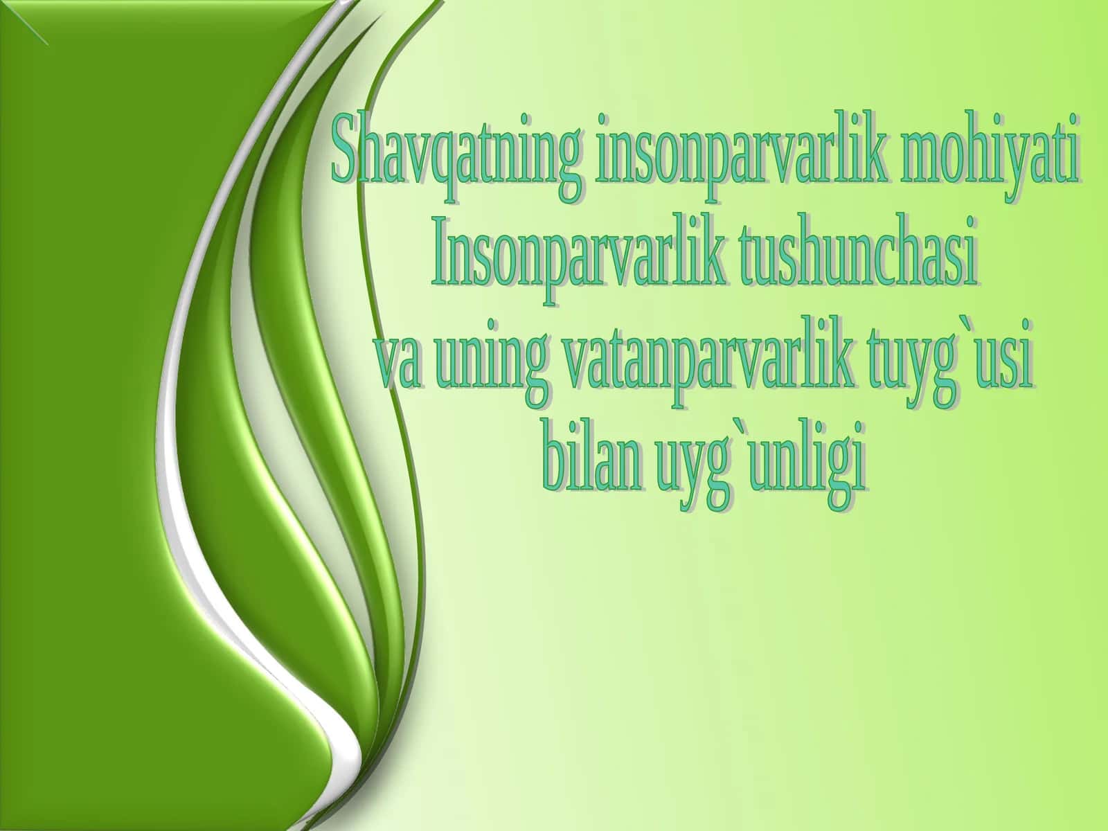 Shavqatning insonparvarlik mohiyati 1