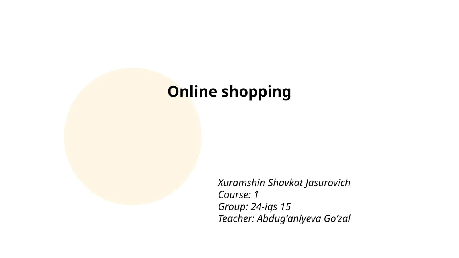Online Shopping Evolution 1